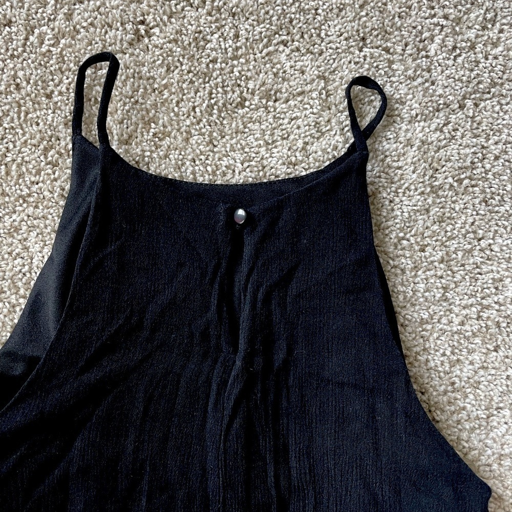 Women’s boho layered halter tank top with tassels size small - Picture 5 of 6